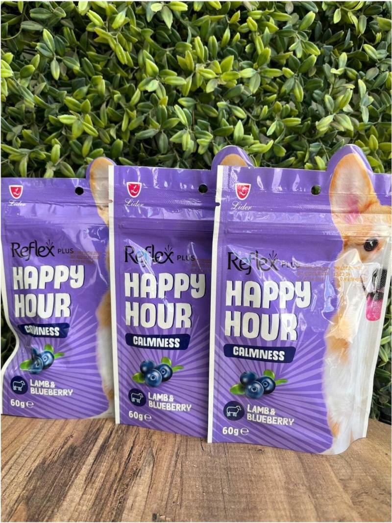 Reflex Plus Happy Hour Calmness Sakinleşmeyi Destekleyici Köpek Ödül Maması 60gr x 3 adet