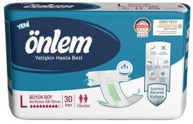 Belbantlı Yetişkin Hasta Bezi - L - 120 Adet, 4 Paket