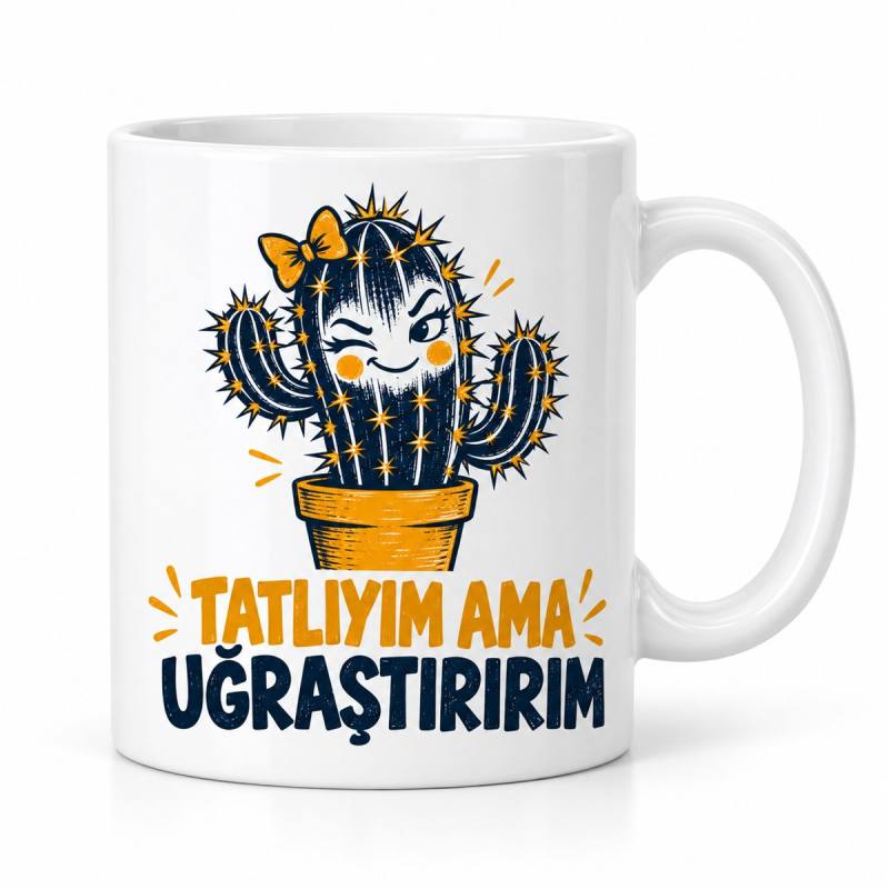 Tatlı Bela Tasarımlı Porselen Kupa - MODEL 982