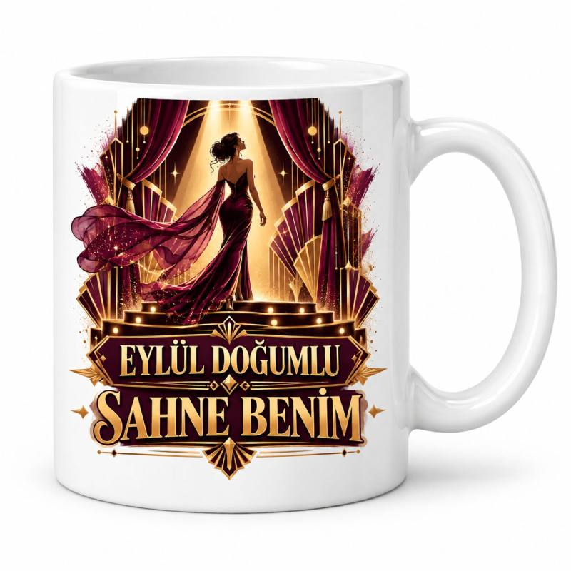 Eylül Hanımefendi Sahnesi Tasarımlı Porselen Kupa - MODEL 1268
