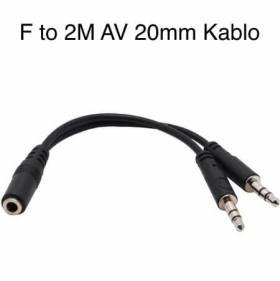 AV Cable F To 2M 20cm Çeviri (Vakumsuz) C-576
