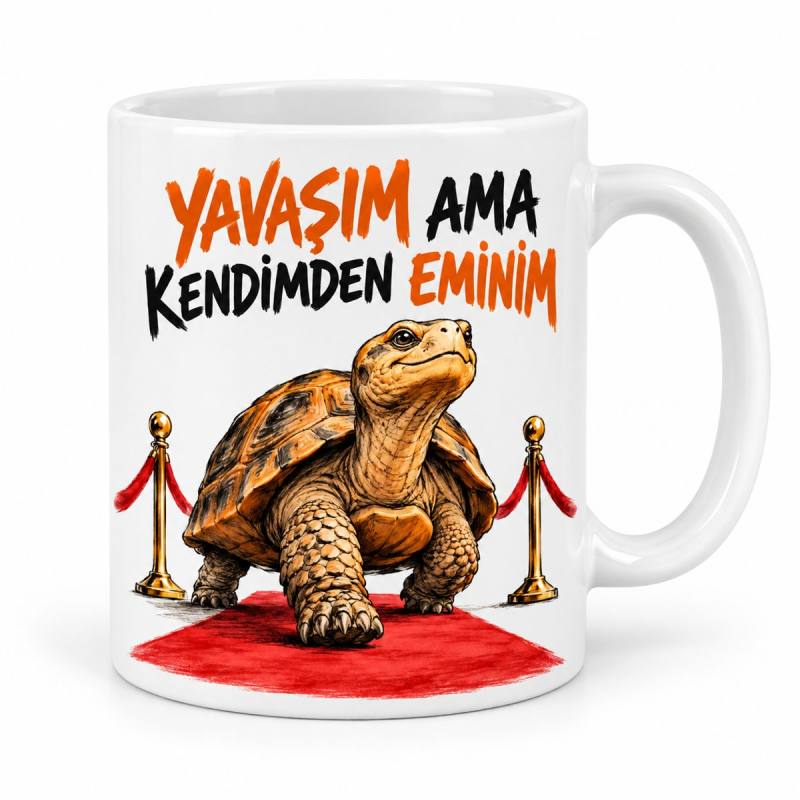 Yavaş Başarı Tasarımlı Porselen Kupa - MODEL 1034