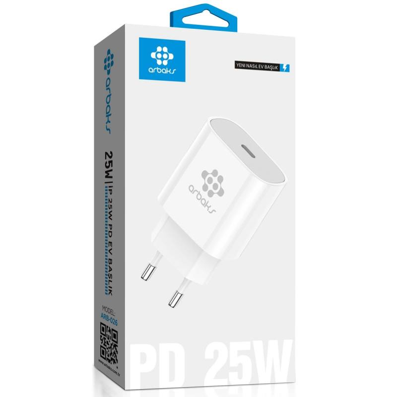 PD 25W Tek Girişli Hızlı Şarj Başlik – ARB-026B