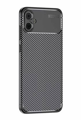 Samsung Galaxy A05 Uyumlu Kılıf Auto Focus Karbon Kapak - Siyah