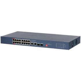 DAHUA CS4220-16GT-240 16 PORT GIGABIT + 2XGB RJ45/2XGB SFP UPLINK CLOUD YÖNETİLEBİLİR 240W POE RACKMOUNT SWITCH