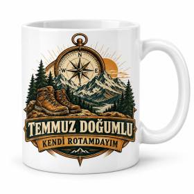Temmuz Beyefendi Rotası Tasarımlı Porselen Kupa - MODEL 1254