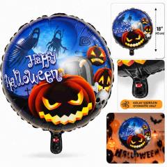 Balkabağı Desenli Folyo Balon 18 İnç – 45 cm