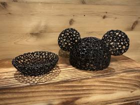 3D Baskı Voronoi Desenli Fare Figürlü Kumbara ve Çok Amaçlı Dekoratif Obje