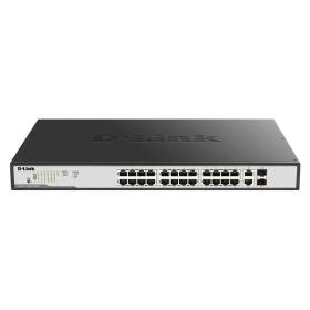 D-LINK DGS-1100-26MPV2 24 PORT GIGABIT 2X1GB SFP 2X1GB RJ45 COMBO YÖNETİLEBİLİR 370W POE SWITCH