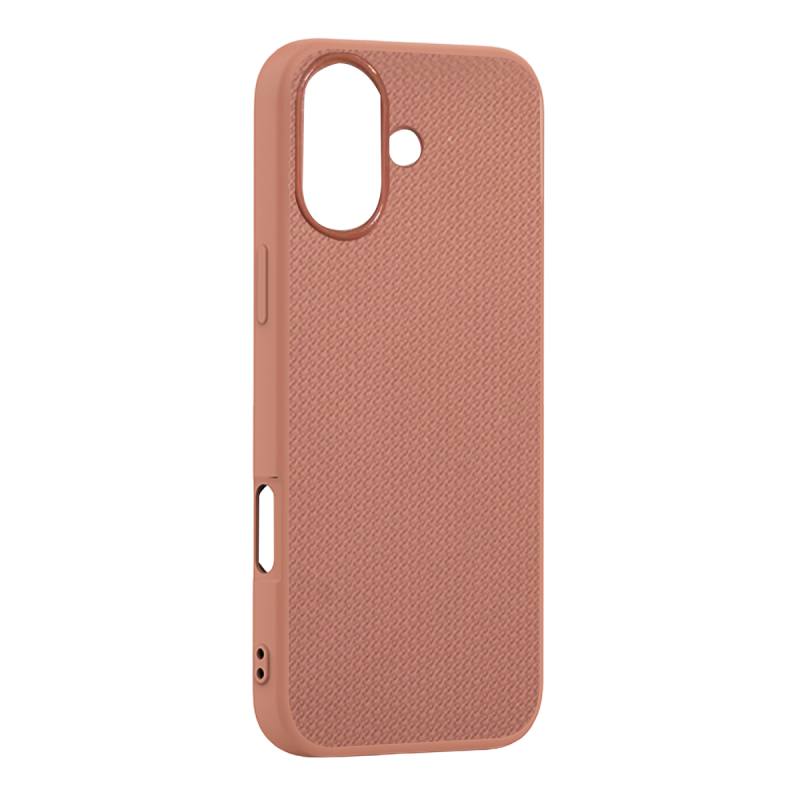 Joko Apple iPhone 16 Uyumlu Karel Silikon Kapak - Kahverengi