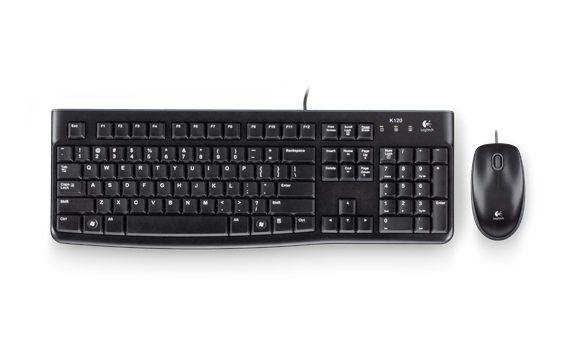 LOGITECH MK120 TR Q USB KABLOLU KLAVYE VE MOUSE SET SİYAH 920-002560