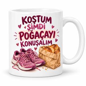Koşu Sonrası Pazarlık Tasarımlı Porselen Kupa - MODEL 1217