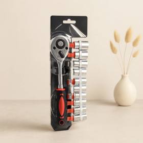 Krom Vanadyum 1/2" 12 Parça Lokma Seti (8-24 mm)