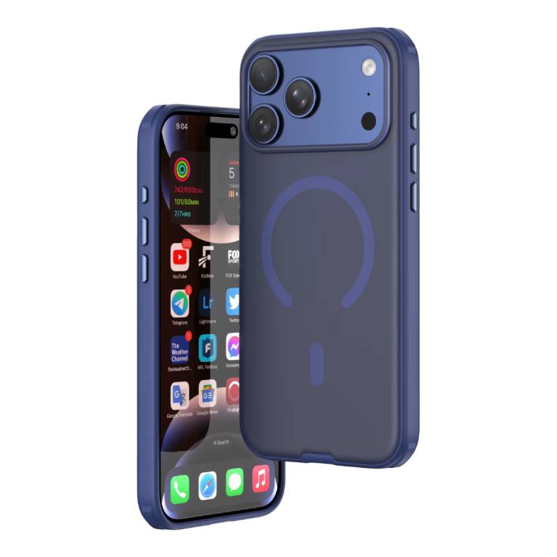 Joko Apple iPhone 18 Pro/17 Pro Uyumlu Mim Magsafe Kapak - Lacivert
