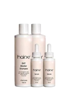 Hairx Saç Uzatıcı Besleyici Şampuanı 150 ml Saç Güçlendirici Serumu 30 ml X 2şer Adet