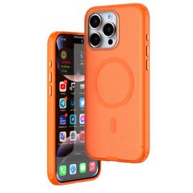Joko Apple iPhone 16 Pro Max Uyumlu Mim Magsafe Kapak - Turuncu
