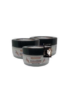 Arnavut Kremi 3x50 ml Cilt Renk Açıcı Masaj Bakım Kremi 1 adet Jel ile
