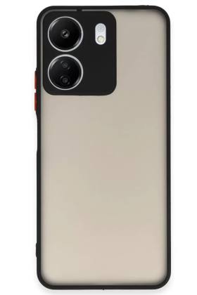 Xiaomi Redmi 13C Uyumlu Kılıf Montreal Silikon Kapak - Siyah
