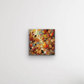 Sonbahar Mevsimi Kanvas Tablo 60x60cm