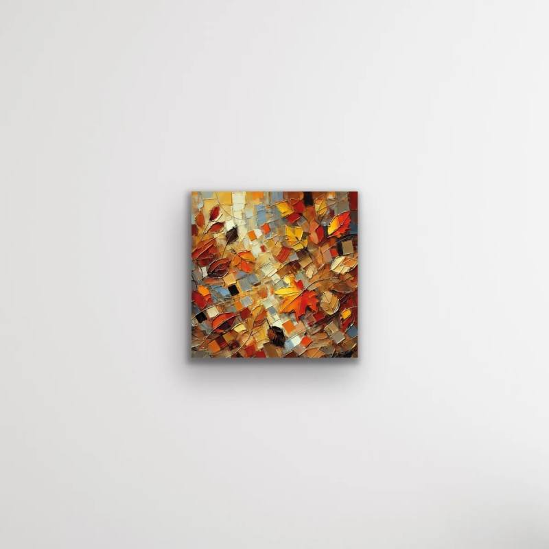 Sonbahar Mevsimi Kanvas Tablo 60x60cm