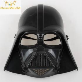 Çocuk Boy Yıldız Savaşları Darth Vader Maskesi ve 90 cm Pelerin Seti Siyah