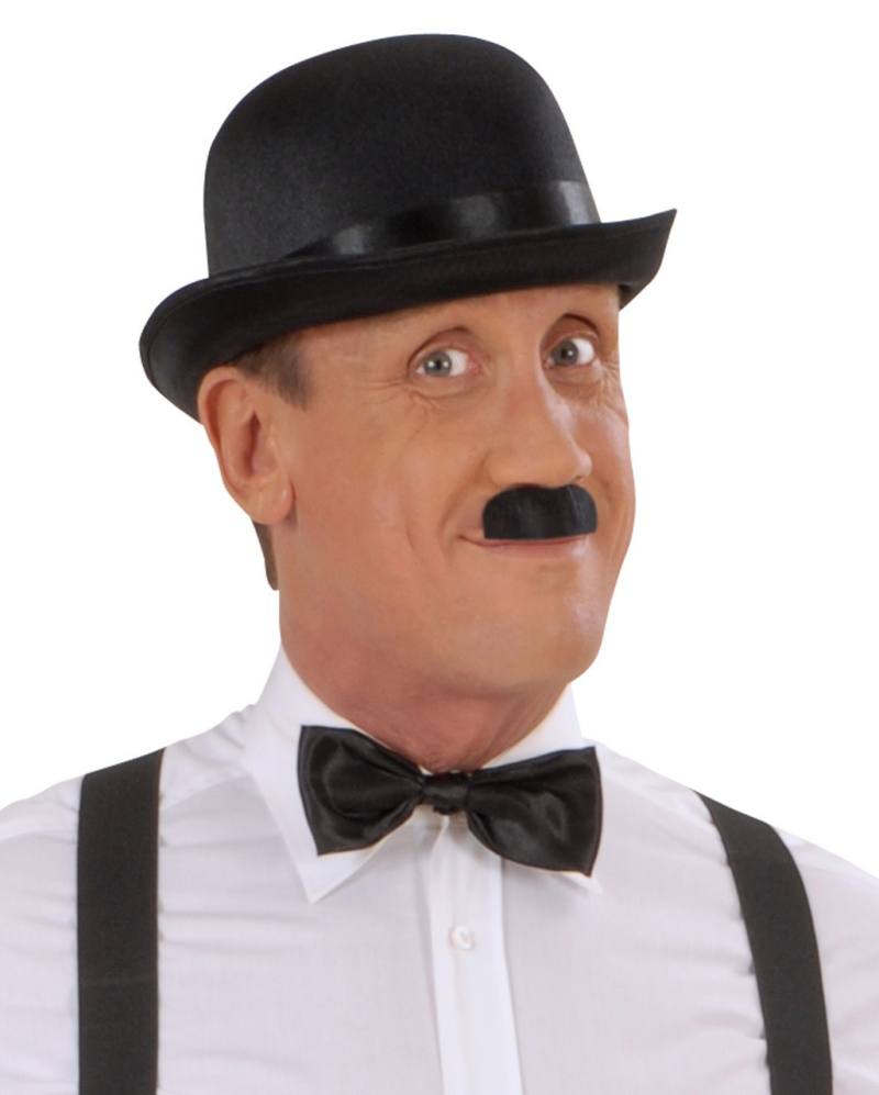Charlie Chaplin Stil Yetişkin Şapkası ? Siyah Melon Parti Şapkası