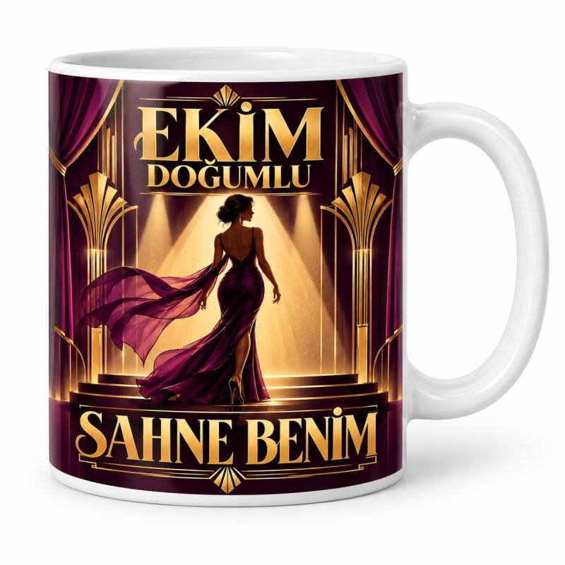 Ekim Hanımefendi Sahnesi Tasarımlı Porselen Kupa - MODEL 1269