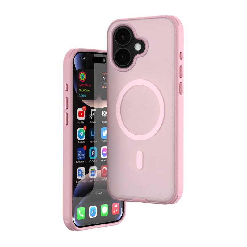 Joko Apple iPhone 17 Uyumlu Mim Magsafe Kapak - Pembe
