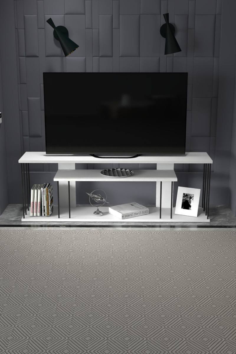 Gzd Plus TV Ünitesi Beyaz 140 cm
