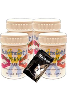 Peppermint 4adet. 50 ml Ölçek Ayakların Bakımı ve Ayak kokusu Bakım Kremi + Yanında Jel