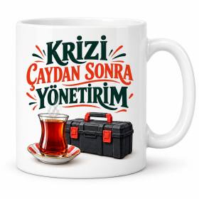 Çayla Yönetim Tasarımlı Porselen Kupa - MODEL 1204