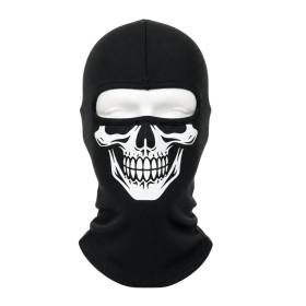 Unisex Kuru Kafa Baskılı Balaklava 1 Adet Tek Beden Viskoz Kask İçi Motosiklet Maskesi