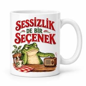 Azıcık Sus Tasarımlı Porselen Kupa - MODEL 976