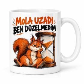 Ufak Bir Mola Tasarımlı Porselen Kupa - MODEL 981