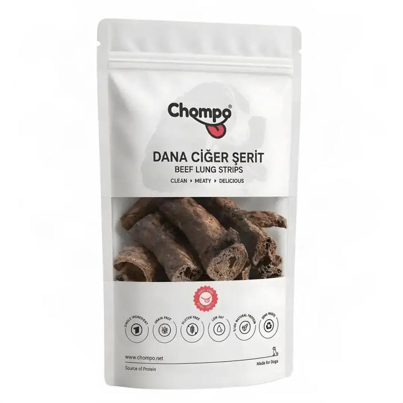 Dana Ciğer Şerit 100% Doğal Katkısız Köpek Ödül Maması 100 Gr