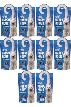 Reflex Happy Hour Healty Bones Somon & Yaban Mersinli & Kızılcık Sağlıklı Kemikler Için Destekleyici 10lu fırsat