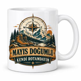 Mayıs Beyefendi Rotası Tasarımlı Porselen Kupa - MODEL 1252