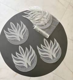 6 lı Dantel Kahve Sunumluğu 15x15 cm Asorti Desenli Dekoratif Bardak Altlığı
