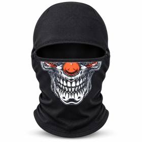 Unisex Şık Palyaço Desenli Balaklava Kışlık Tam Yüz Maske Termal Nefes Alan Esnek Kask Altı Boyunluk