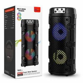RGB Işıklı Kablosuz Bluetooth Hoparlör – 16W Süper Bass Taşınabilir Speaker (ZQS4271)