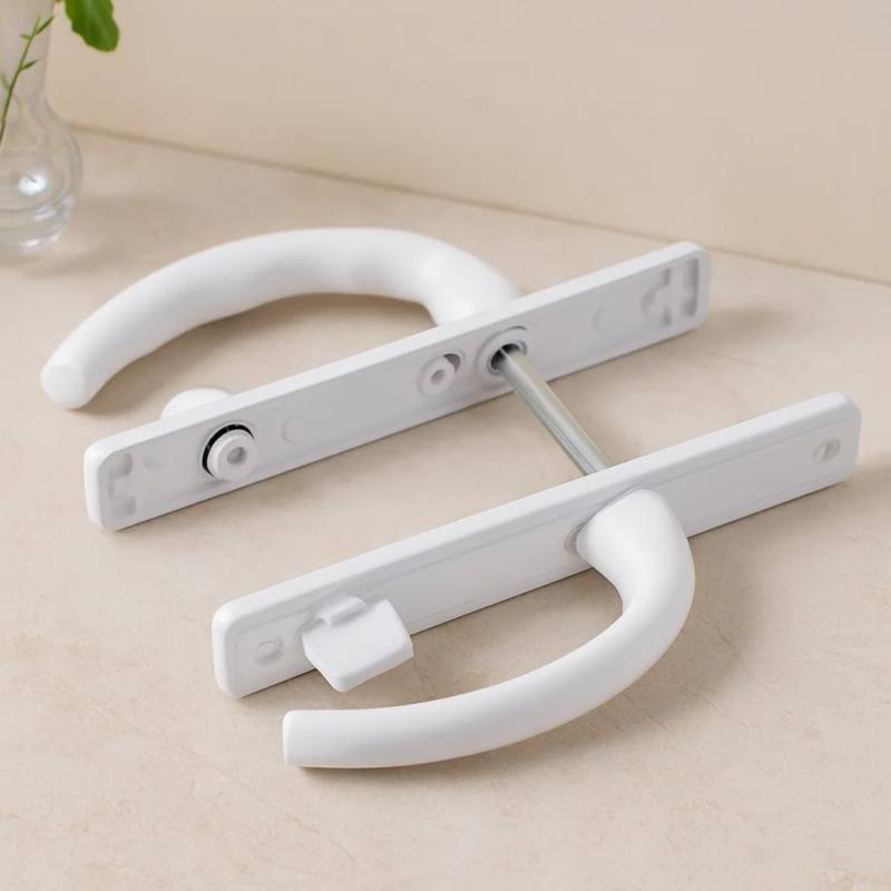 PVC Kilitli Banyo/WC Kapı Kolu Beyaz