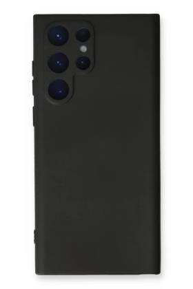 Samsung Galaxy S24 Ultra Uyumlu Kılıf Nano içi Kadife Silikon - Siyah