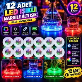 Nargile Altı Işık 12’li Set