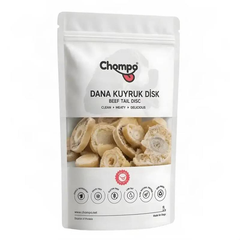 Dana Kuyruk Disk 100% Doğal Katkısız Köpek Ödül Maması 100 Gr