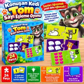 Konuşan Kedi Tom Sayı Eşleme Oyunu