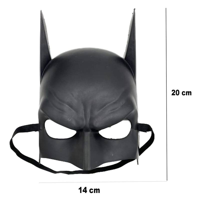 Siyah Renk Çocuk Boy Arkadan Lastikli Maske A Kalite 20x14 cm