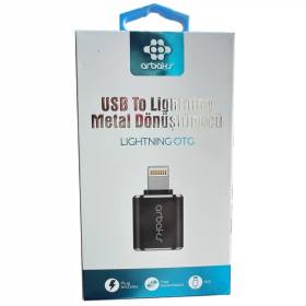 IOS 13 ve üzeri Klavye, Mouse, Harici HDD, İphone Metal Otg – ARB-507