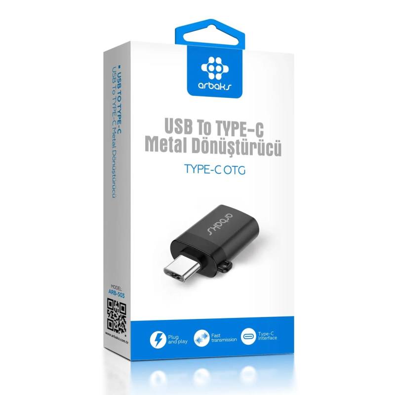 TYPE-C To Usb Metal Dönüştürücü Otg – ARB-503