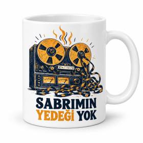 Sabır Kaydı Tasarımlı Porselen Kupa - MODEL 1019