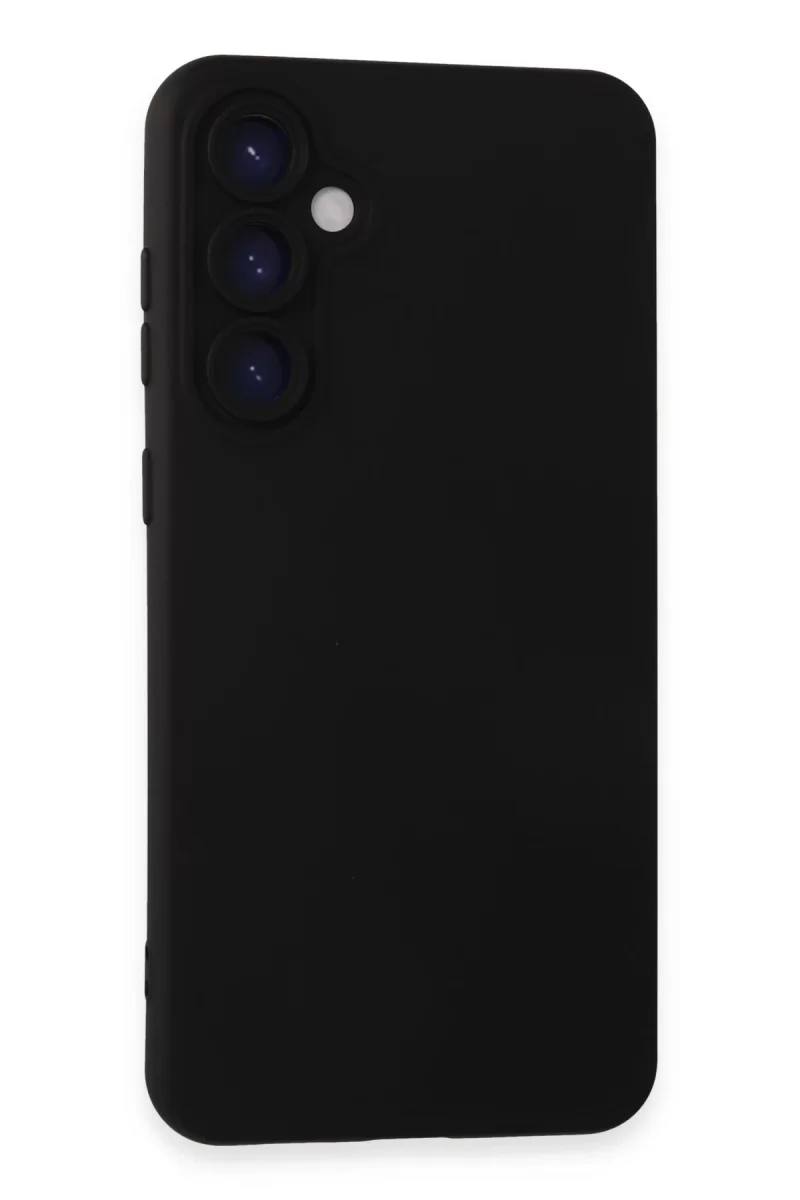 Samsung Galaxy S24 Plus Uyumlu Kılıf Nano içi Kadife Silikon - Siyah